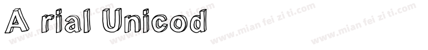 A rial Unicod字体转换